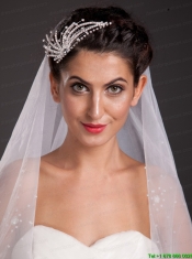 Sophisticated Alloy Tiara Accented With Beading