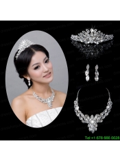 Splendid Rhinestone and Alloy Dignified Jewelry Set