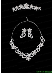 Spring Flowers Alloy/Rhinestones Ladies' Jewelry Sets