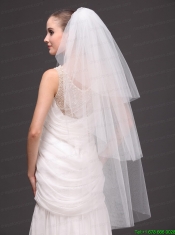 Three-tier Tulle Drop Veil For Wedding On Sale