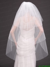 Three-tier Tulle Drop Veil For Wedding On Sale