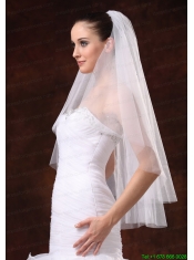 Three-tier Tulle Fingertip Wedding Veil