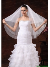 Three-tier Tulle Fingertip Wedding Veil