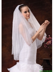 Three-tier Tulle Fingertip Wedding Veil