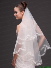 Tow-tier Tulle Wedding Veil On Sale