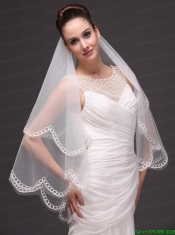 Tow-tier Tulle Wedding Veil On Sale