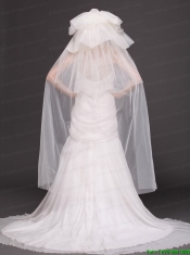 Tulle Four-tier Bridal Veil For Wedding