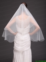 Two-tier Tulle Drop Veil For Wedding