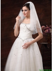 Two-tier Tulle Graceful Wedding Veil