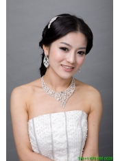 Unique Alloy With Rhinestone Ladies' Jewelry Sets