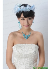 Vintage Style Beautiful Necklace and Head Flower for Ladies