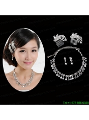 Vintage style Imitation Pear Necklace And Earring Set