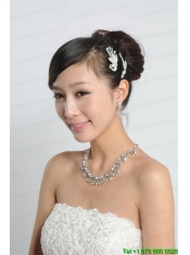 Vintage style Imitation Pear Necklace And Earring Set