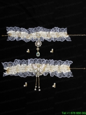 Vintage Style Marvelous Pear Jewelry Set Necklace And Headpiece