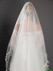 Beading Tulle Graceful Wedding Veil