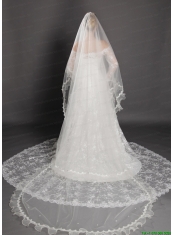 Beading Tulle Graceful Wedding Veil