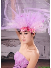 Beautiful Headpieces Multi-color Hand Made Flowers Lavener Net For Party Headpieces