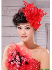 Best Red and Tulle For Headpieces With Beading