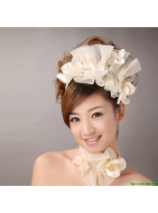 Champagne Organza Special Occasion and Outdoor Fascinators/ Hairband