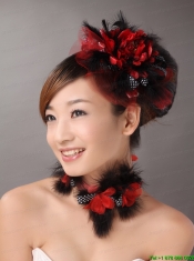 Custom Made Multi-color Imitation Feather With Tulle In 2013 New York