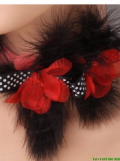 Custom Made Multi-color Imitation Feather With Tulle In 2013 New York