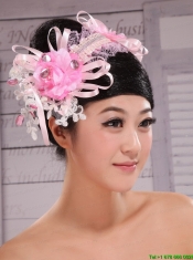Cute Hand Made Flowers Decorate With Tulle Headpices For Wedding Party