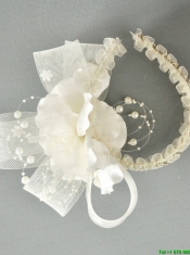 Cute Tulle Fascinators / Hairband With Beading And Ribbons