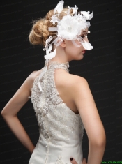 Elegant Feather Beaded Flowers Ribbons Women' s Fascinators