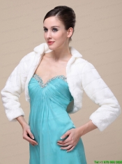 Elegant Special Occasion Wedding / Bridal Jacket With Long-Sleeves