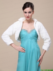 Elegant Special Occasion Wedding / Bridal Jacket With Long-Sleeves
