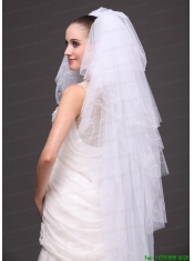 Embroidery With Tulle Bridal Veil On Sale