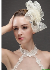 Fashionable Flower Shaped Fascinators Adorned With Imitation Pearls And Rhinestones