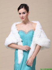 Faux Fur Wraps For Wedding Party and Other Occasion With Open Front