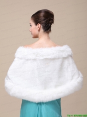 Faux Fur Wraps For Wedding Party and Other Occasion With Open Front
