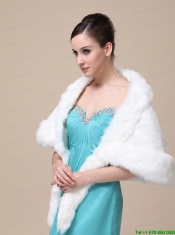 Faux Fur Wraps For Wedding Party and Other Occasion With Open Front