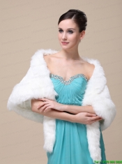 Faux Fur Wraps For Wedding Party and Other Occasion With Open Front