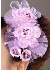 Formal Taffeta and Tulle Hand Made Flowers Women’ s Fascinators For Party