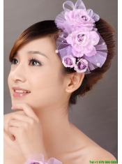 Formal Taffeta and Tulle Hand Made Flowers Women’ s Fascinators For Party