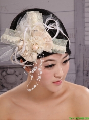 Headpieces Champagne Feathers With High Quality Best Sale 2013