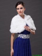 High Neck Perfect Faux Fur Prom Wraps / Shawls