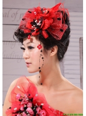 High Quality Little Hat Feather Tulle and Beading