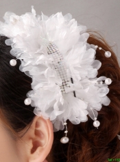 Imitation Pearls With Crystals Women’ s Fascinators/ Hairband And Wrist Corsage