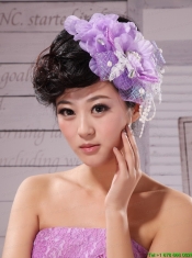 Lace and Little Hand Made Flowers For Bridal Fascinator / Headpiece