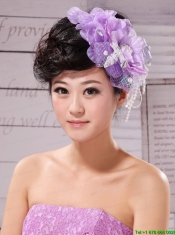 Lace and Little Hand Made Flowers For Bridal Fascinator / Headpiece