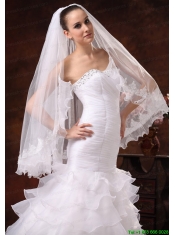 Lace Tulle Graceful Bridal Veils For Wedding