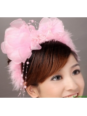 Lovely Organza Beading Hat Hair Ornament