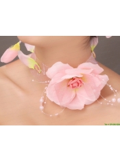 Lovely Taffeta Hand Made Flowers Beading Lace Fascinators