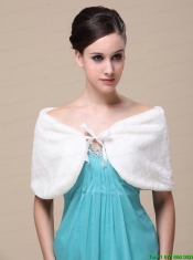 Luxurious Faux Fur Special Occasion / Wedding Shawl On Sale