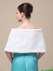 Luxurious Faux Fur Special Occasion / Wedding Shawl On Sale