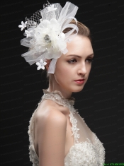 Luxurious Net Women 's Fascinators With Hand Made Flowers And Ribbons